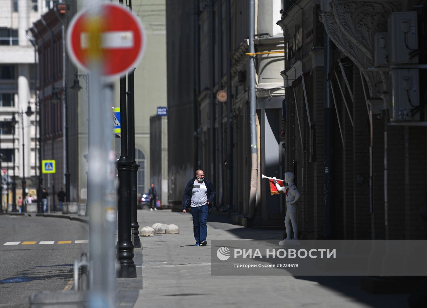 Москва во время режима самоизоляции жителей