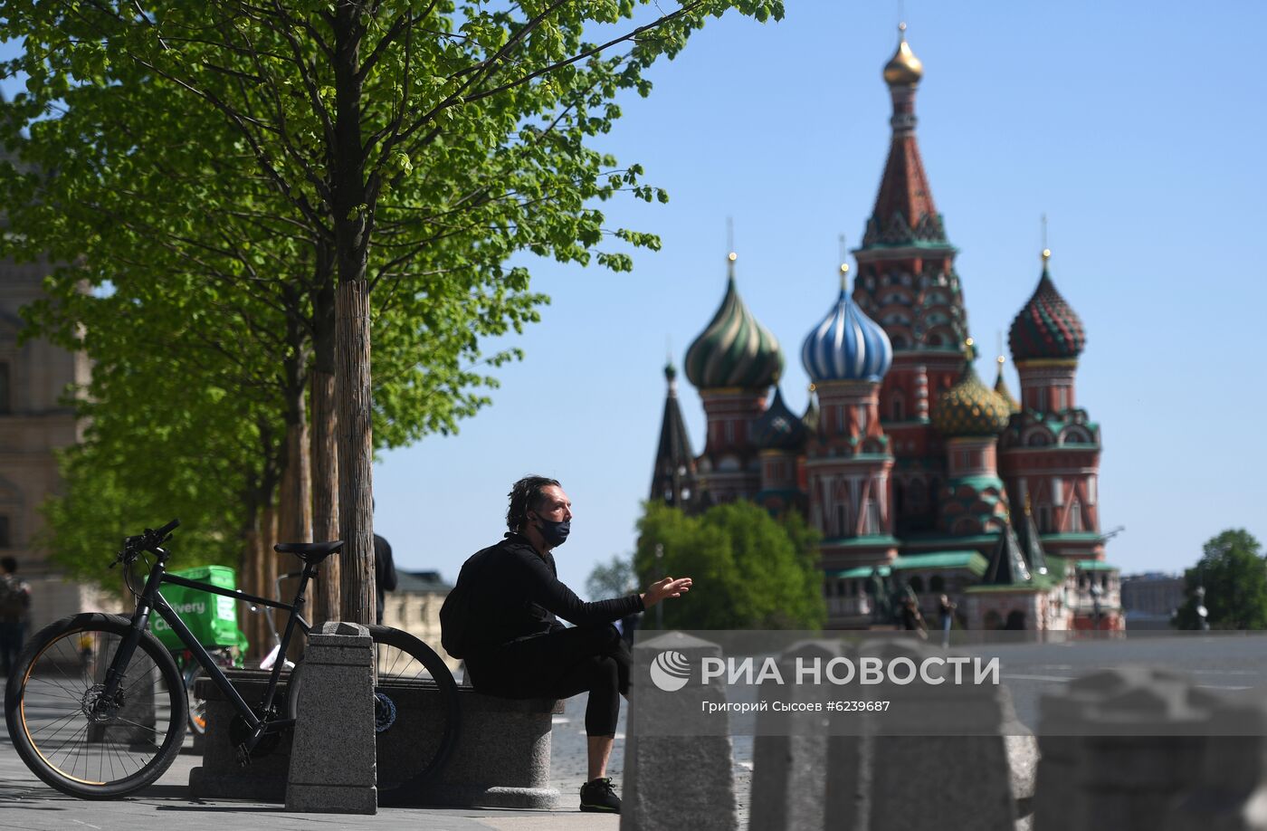 Москва во время режима самоизоляции жителей