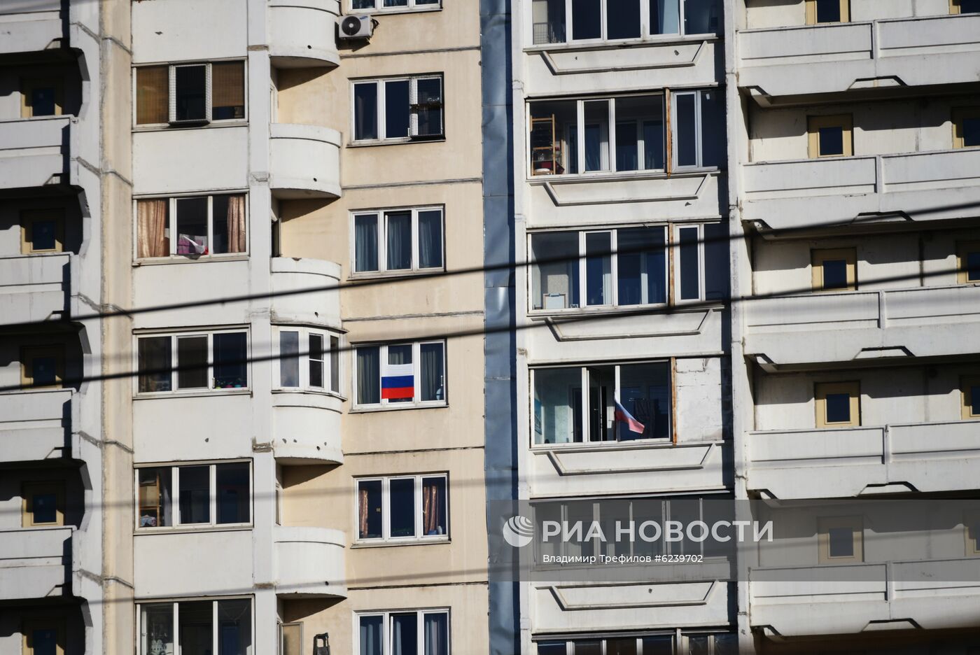 Москва во время режима самоизоляции жителей