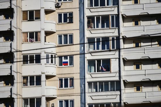 Москва во время режима самоизоляции жителей