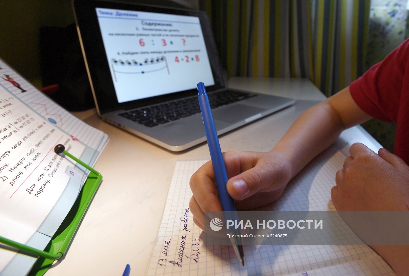 Дистанционное обучение школьников