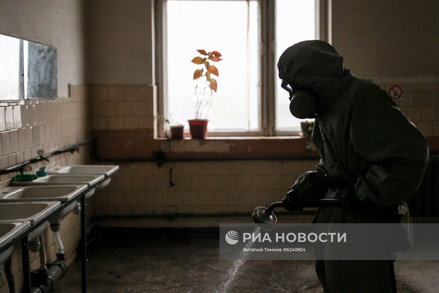 Дезинфекция военкомата в Краснодаре