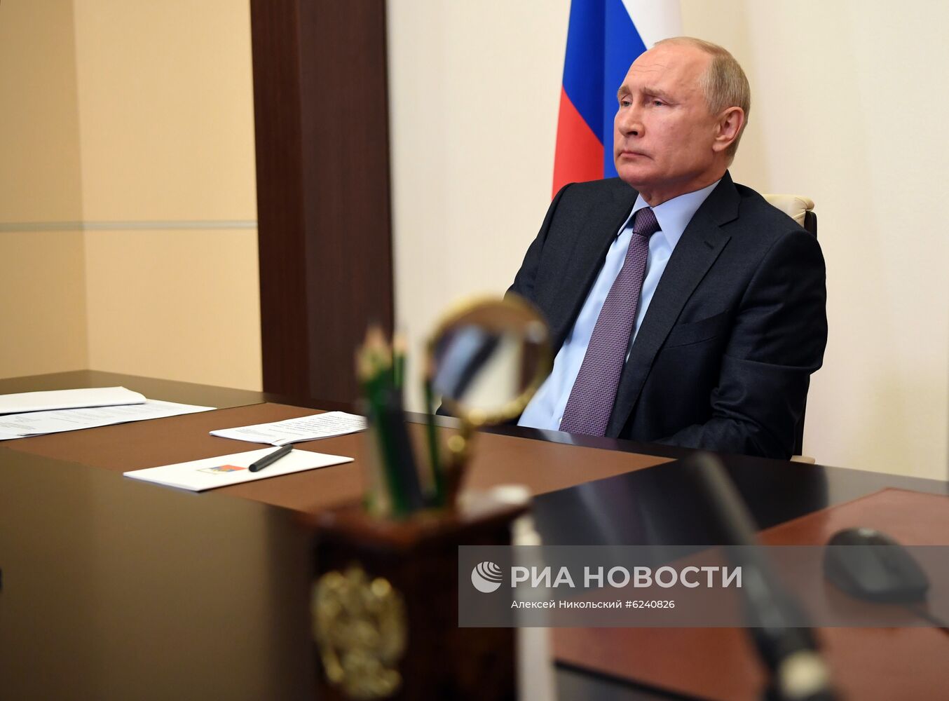 Президент РФ В. Путин провел совещание по вопросам поддержки авиационной промышленности и авиаперевозок