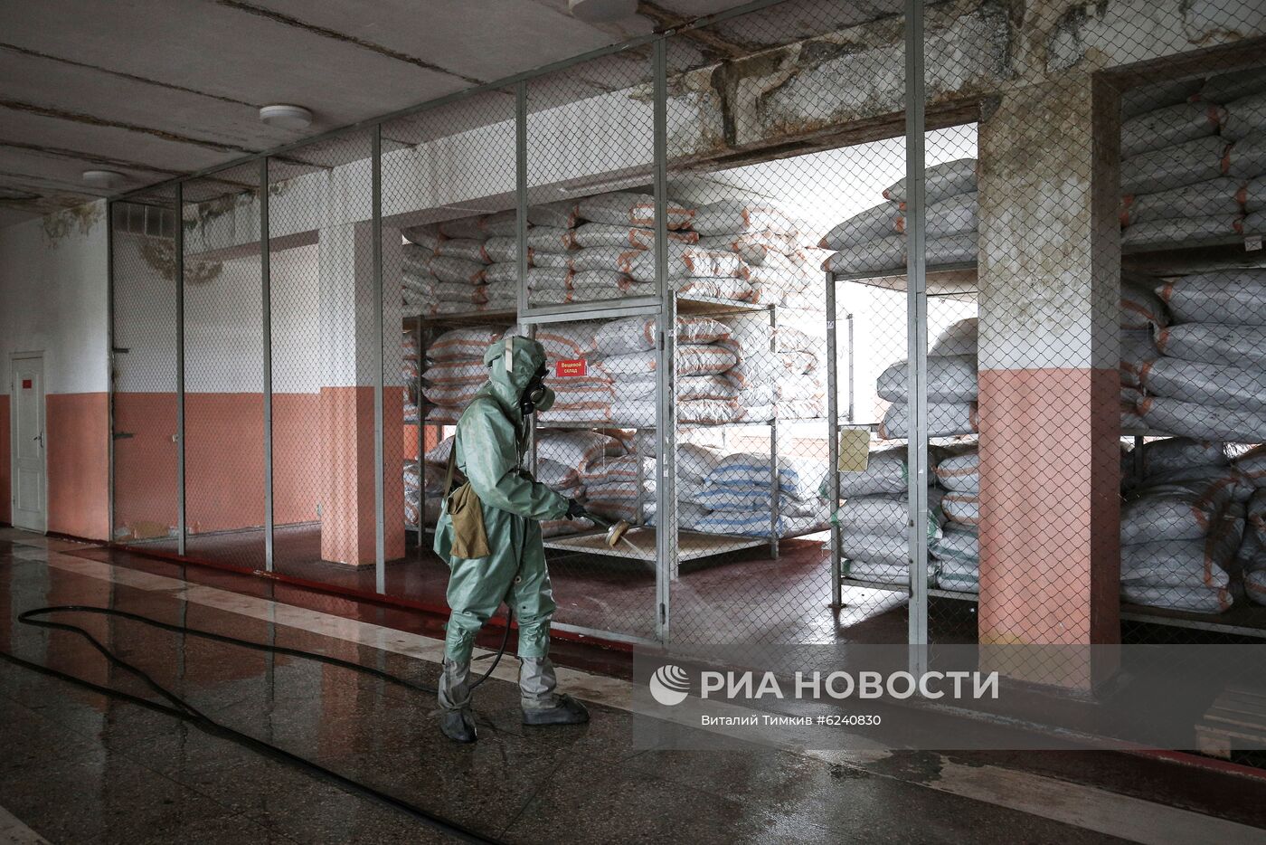 Дезинфекция военкомата в Краснодаре