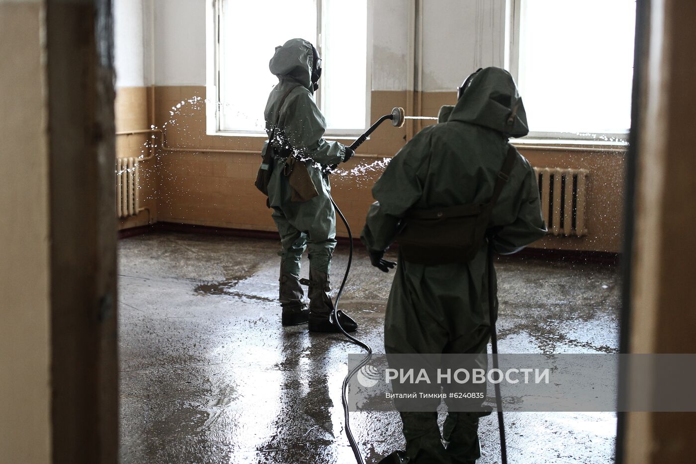 Дезинфекция военкомата в Краснодаре