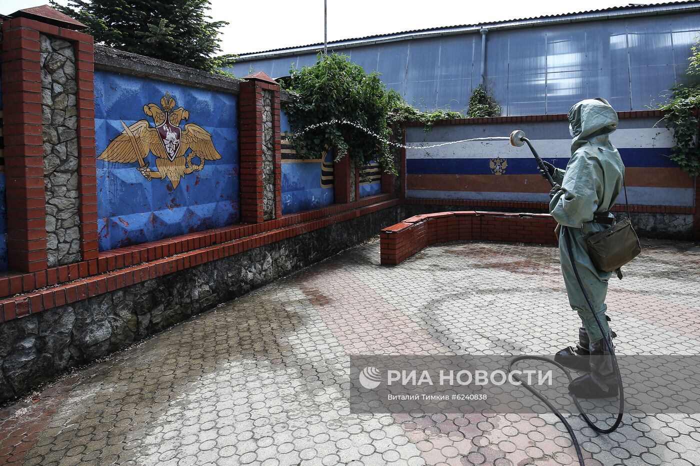 Дезинфекция военкомата в Краснодаре