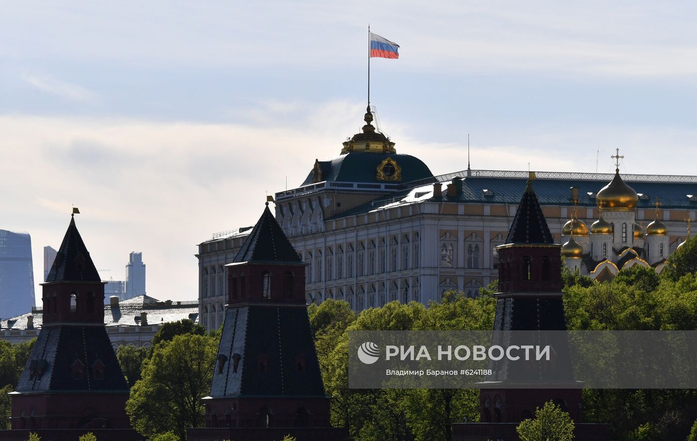 Москва во время режима самоизоляции граждан