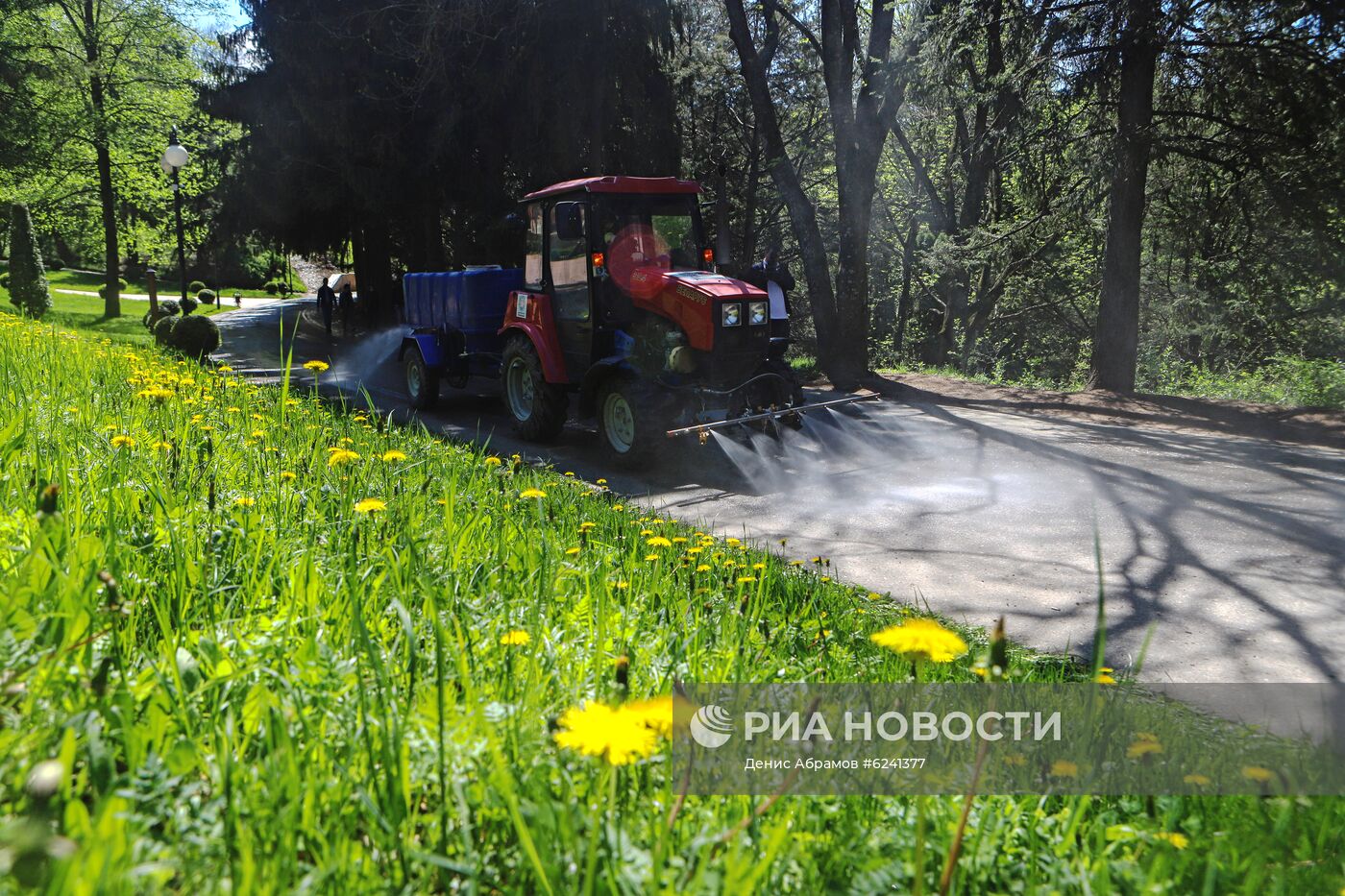 Дезинфекция национального парка в Кисловодске