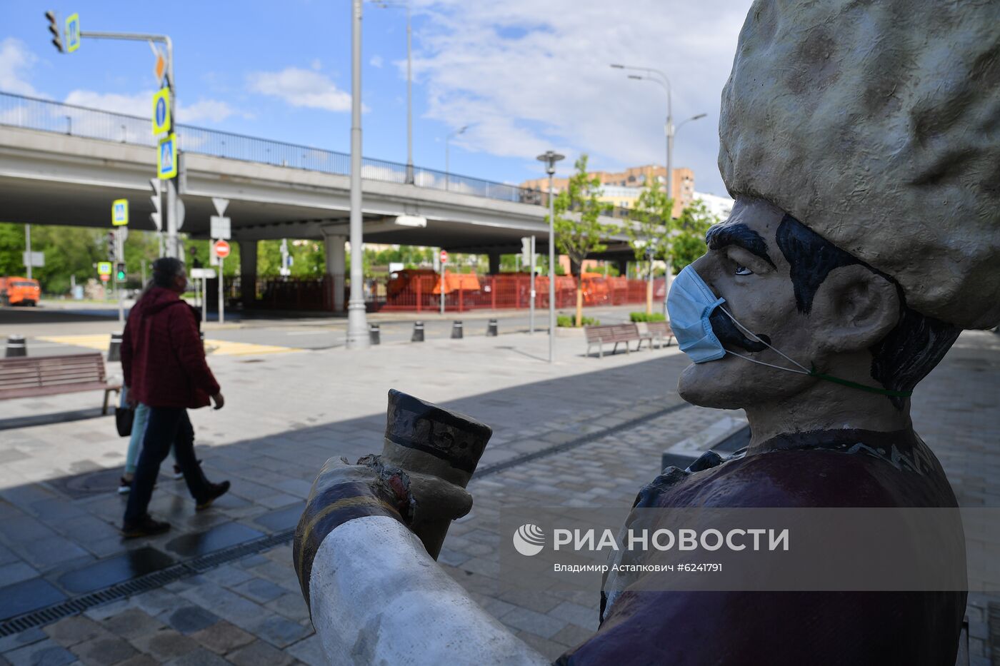 Москва во время режима самоизоляции жителей