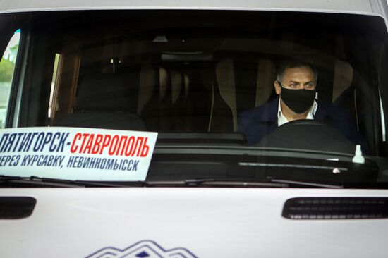 Работа общественного транспорта в Пятигорске