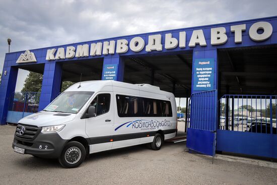 Работа общественного транспорта в Пятигорске