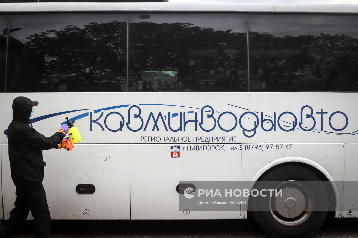 Работа общественного транспорта в Пятигорске