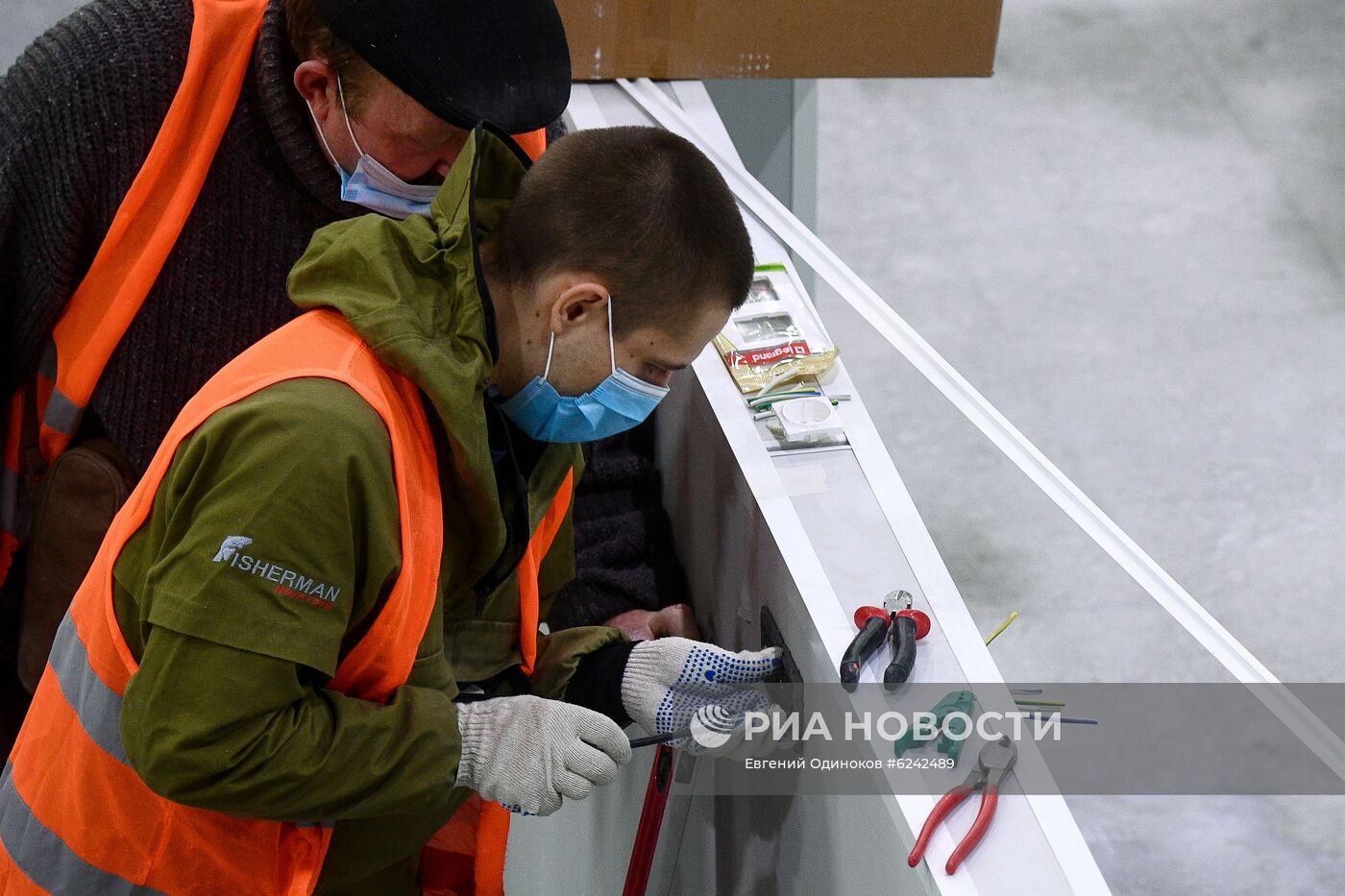 Строительство временных госпиталей для пациентов с COVID-19