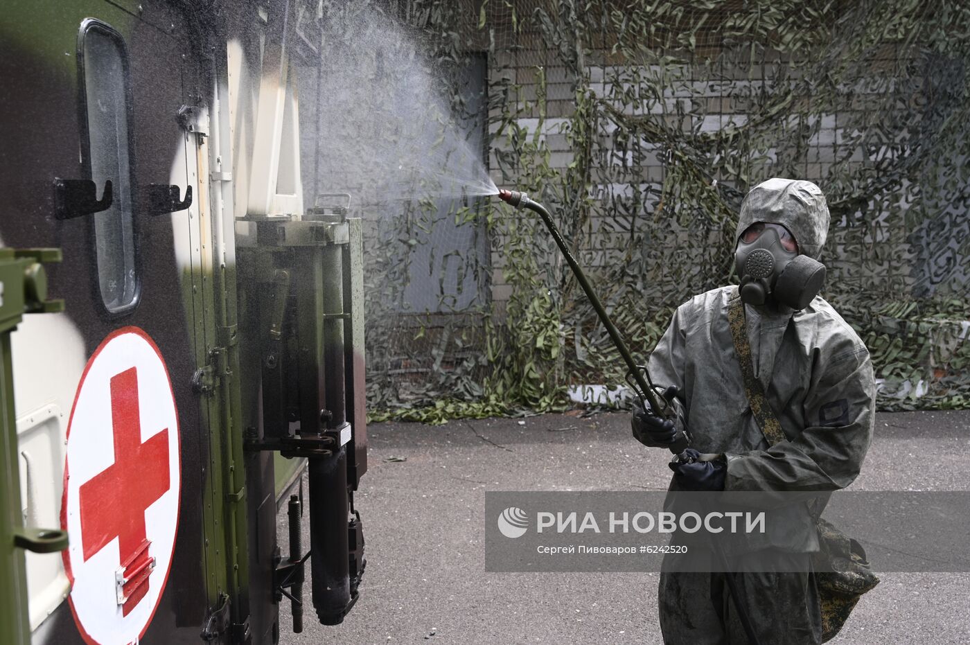 Дезинфекция военкоматов в городах России