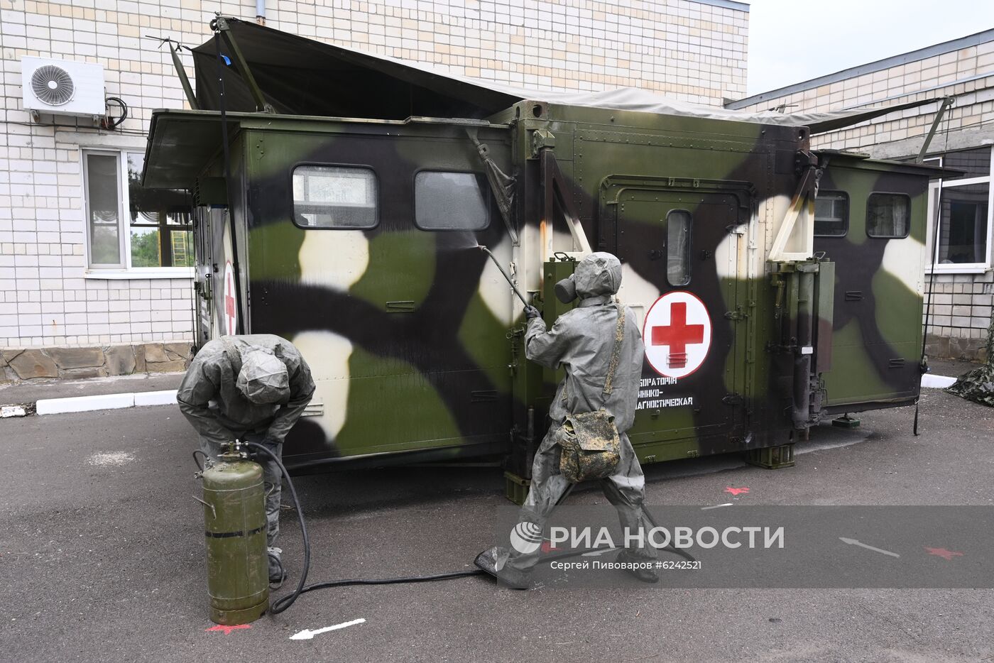 Дезинфекция военкоматов в городах России