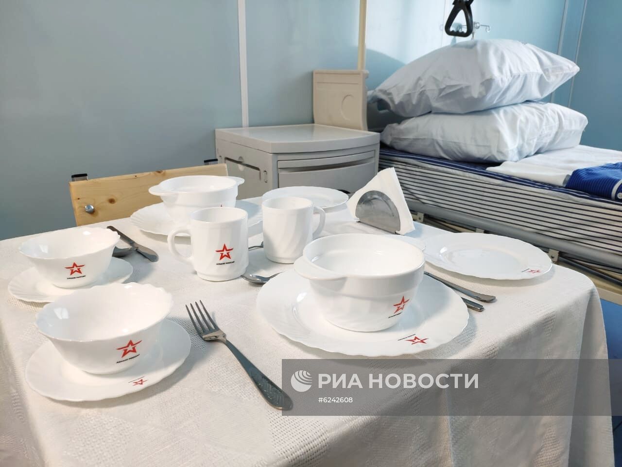 Медцентр, построенный Минобороны РФ для пациентов с COVID-19 в Калининграде