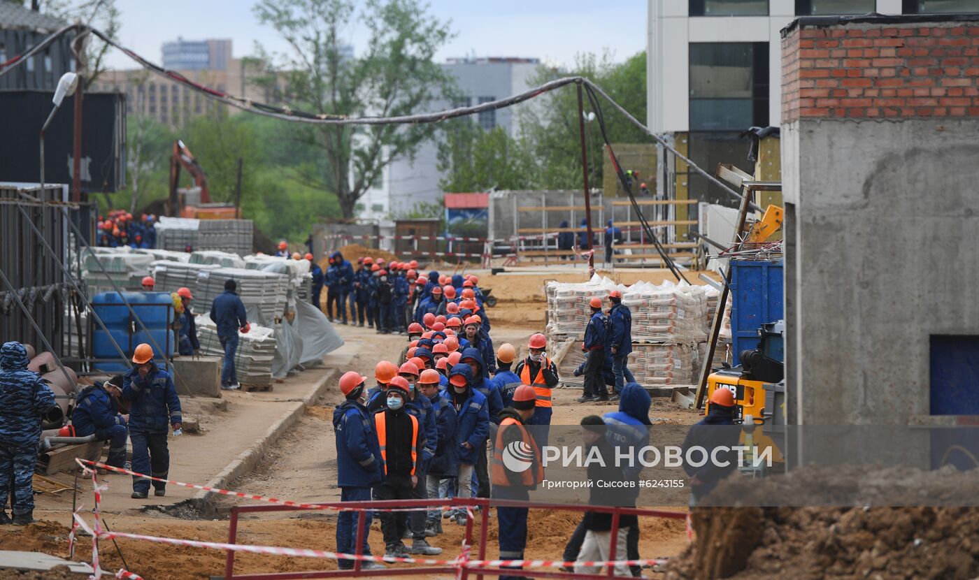 Возобновление строительных работ в Москве