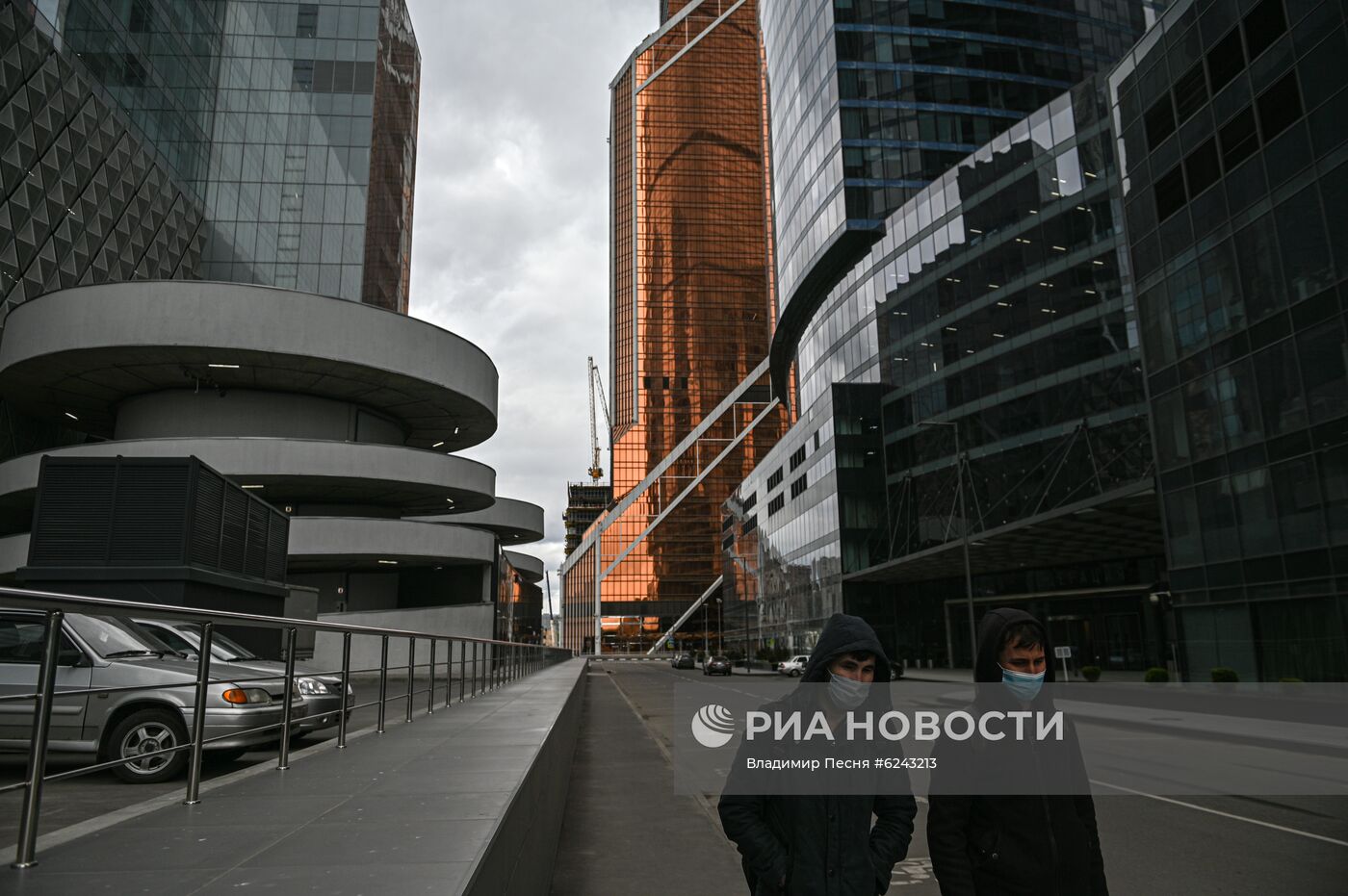 Москва во время режима самоизоляции жителей