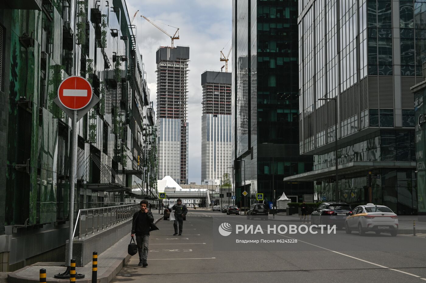 Москва во время режима самоизоляции жителей