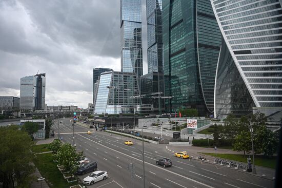 Москва во время режима самоизоляции жителей