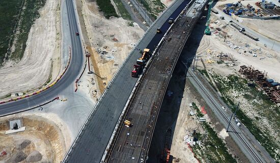 Строительство трассы "Таврида" в Крыму