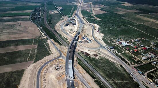 Строительство трассы "Таврида" в Крыму