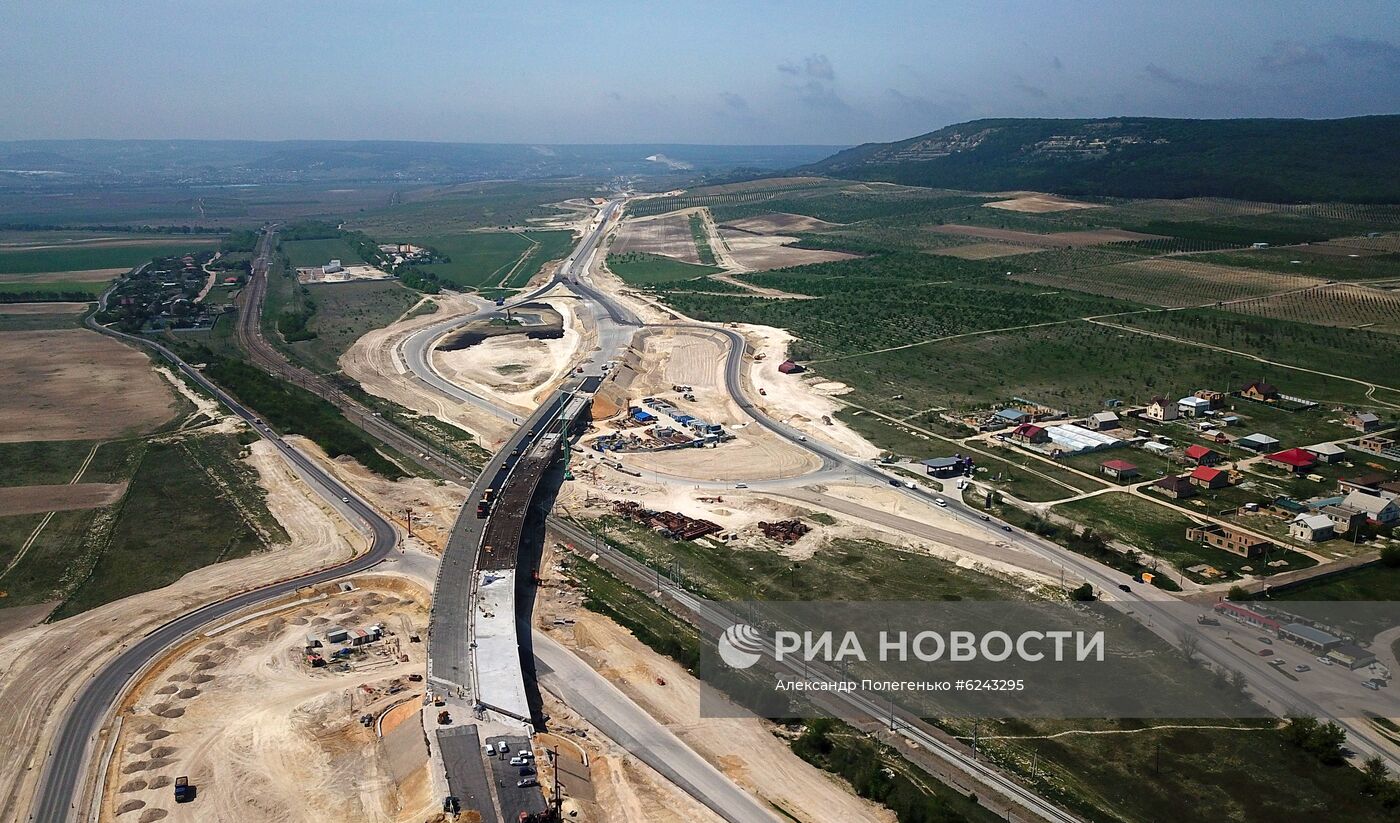 Строительство трассы "Таврида" в Крыму