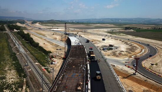 Строительство трассы "Таврида" в Крыму