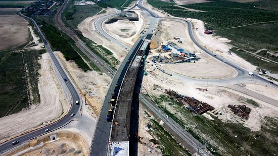 Строительство трассы "Таврида" в Крыму