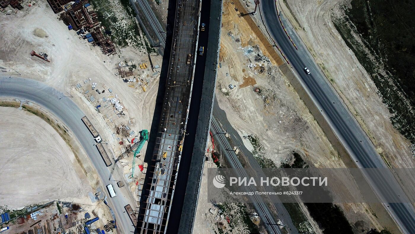 Строительство трассы "Таврида" в Крыму