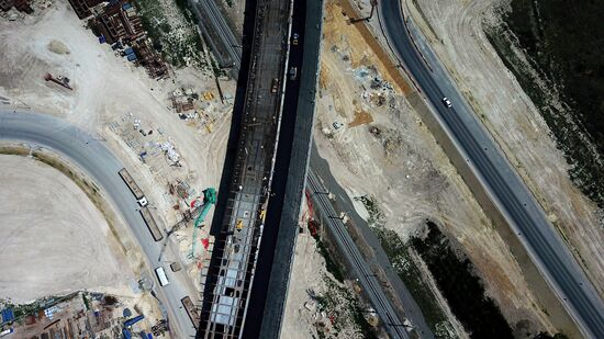 Строительство трассы "Таврида" в Крыму