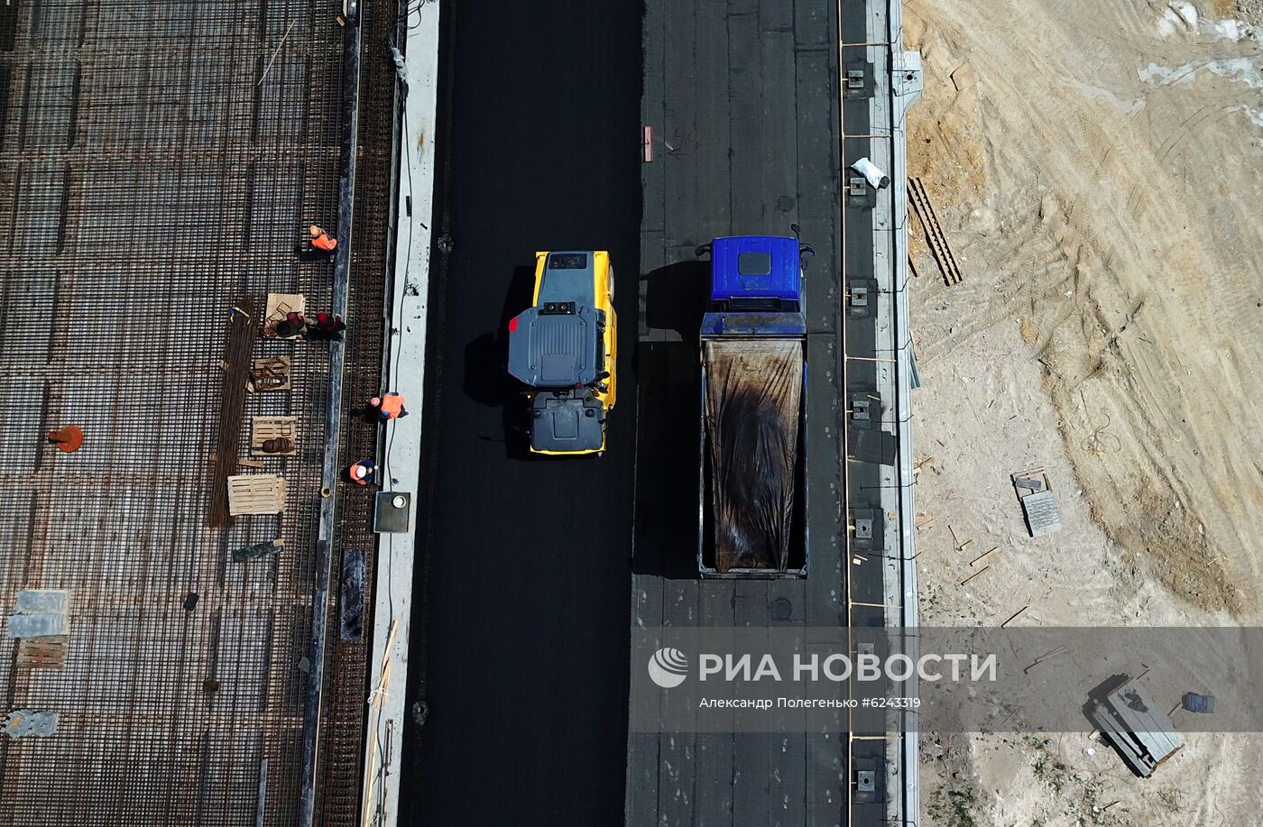 Строительство трассы "Таврида" в Крыму