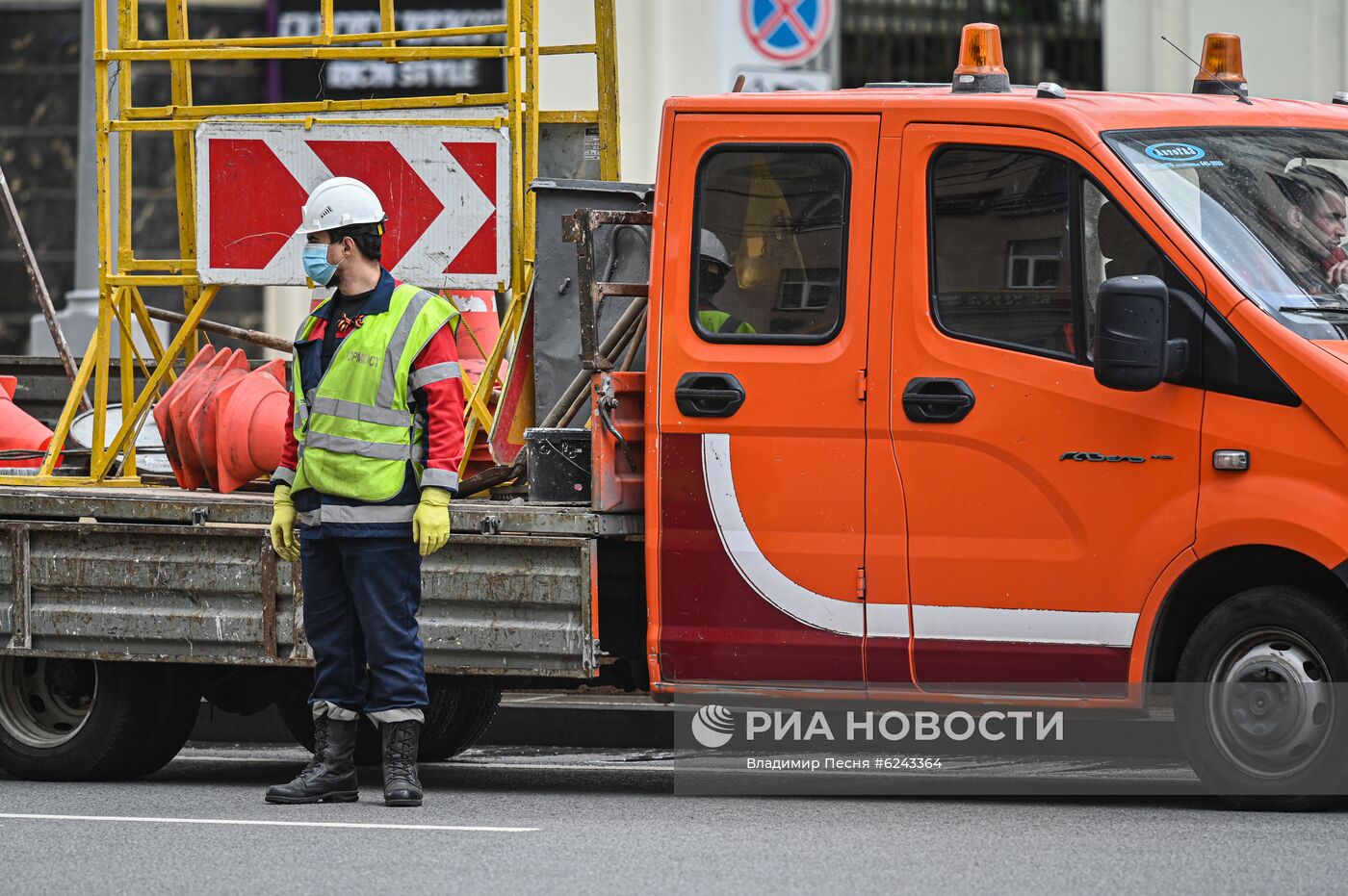 Москва во время режима самоизоляции жителей