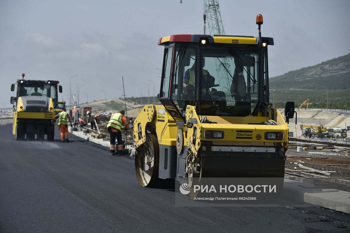 Строительство трассы "Таврида" в Крыму