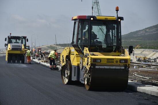 Строительство трассы "Таврида" в Крыму