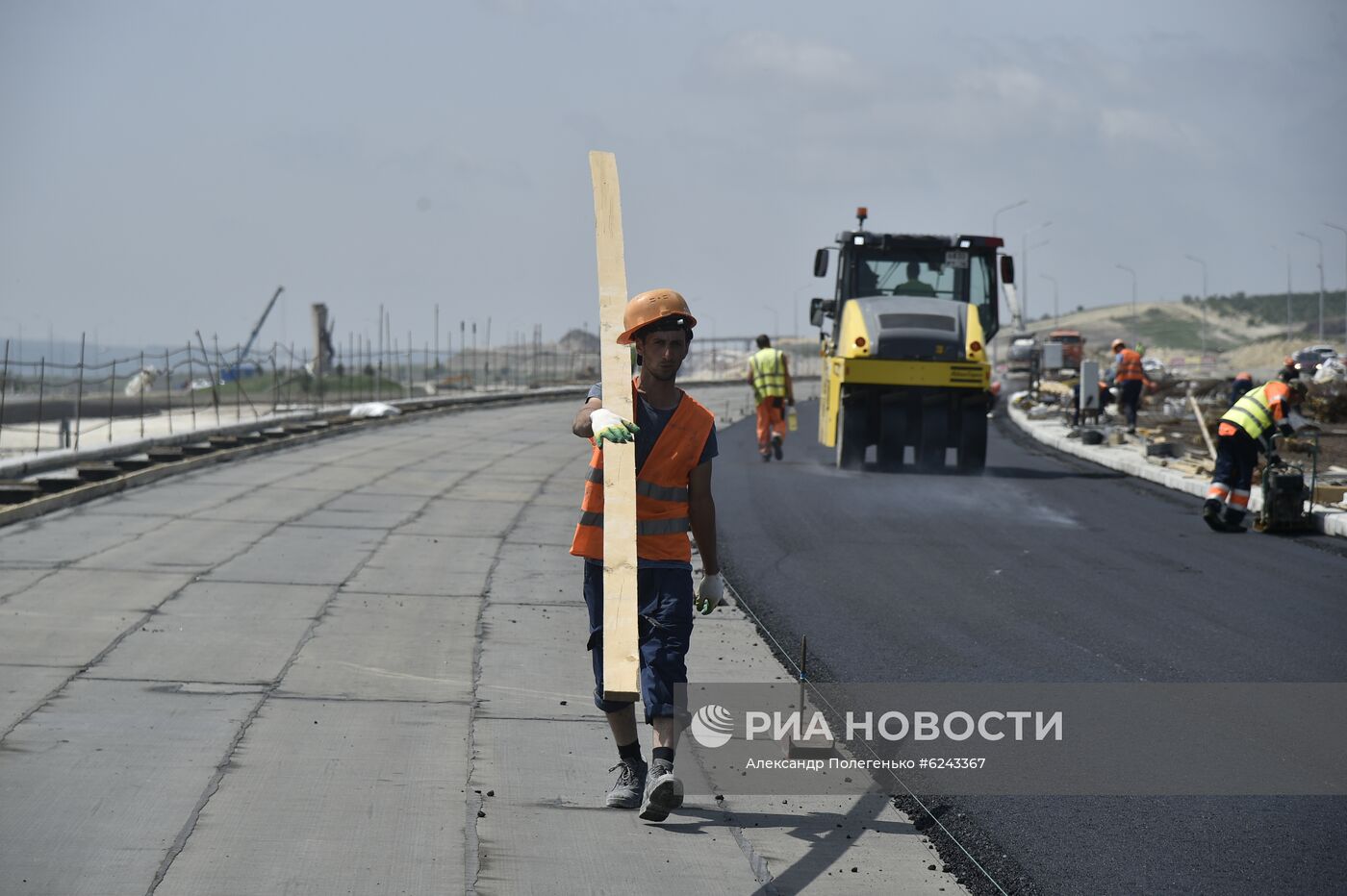 Строительство трассы "Таврида" в Крыму