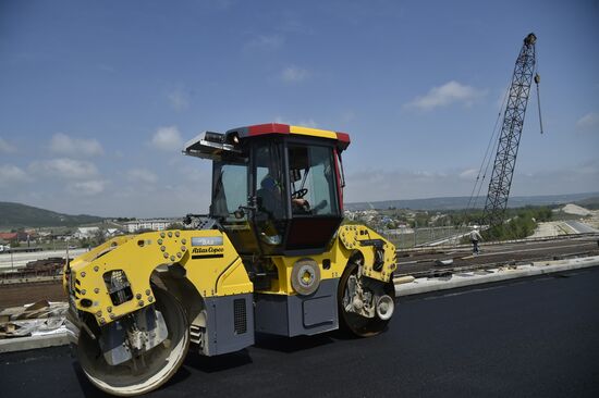 Строительство трассы "Таврида" в Крыму