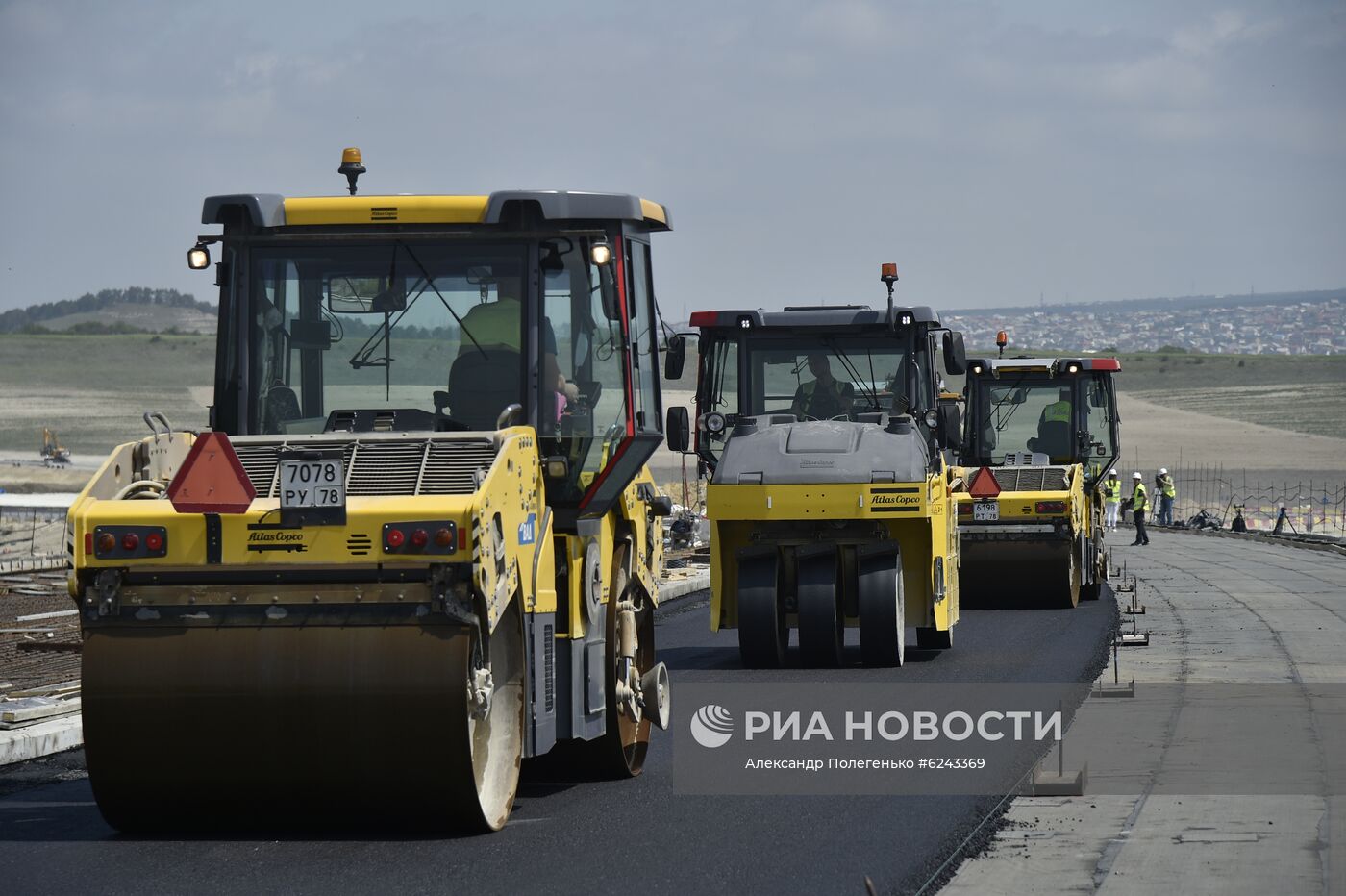 Строительство трассы "Таврида" в Крыму