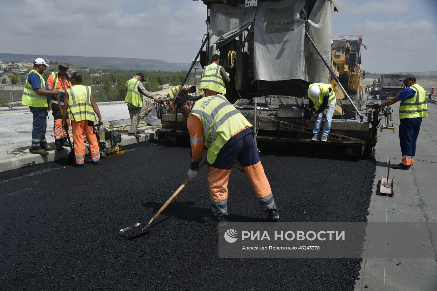 Строительство трассы "Таврида" в Крыму
