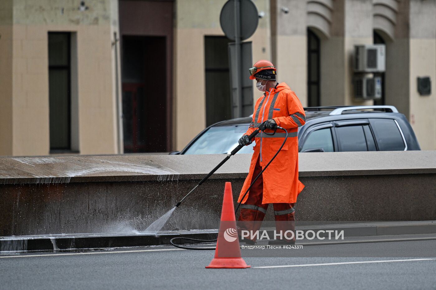 Москва во время режима самоизоляции жителей