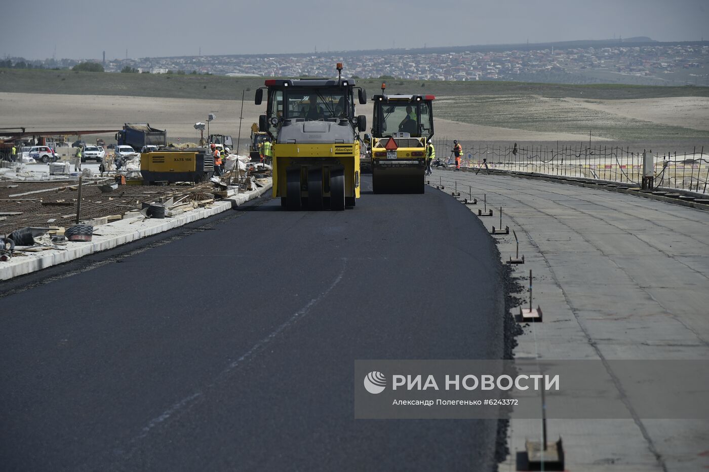Строительство трассы "Таврида" в Крыму