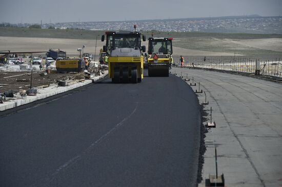 Строительство трассы "Таврида" в Крыму