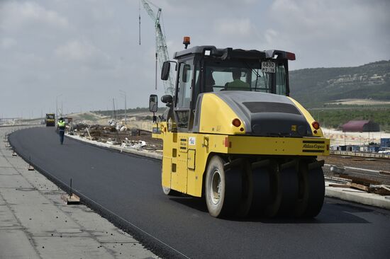 Строительство трассы "Таврида" в Крыму