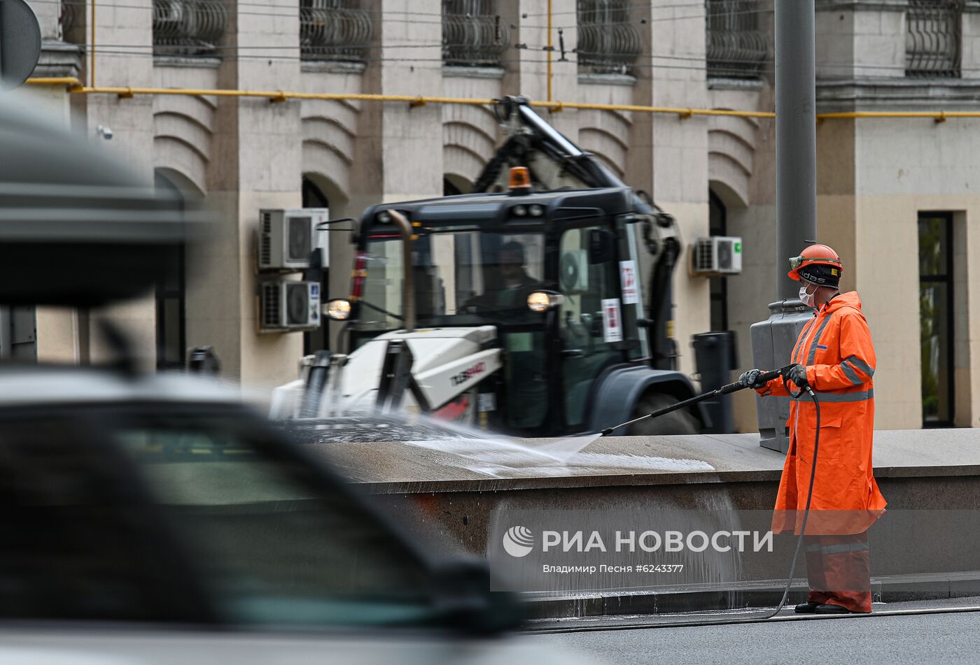 Москва во время режима самоизоляции жителей