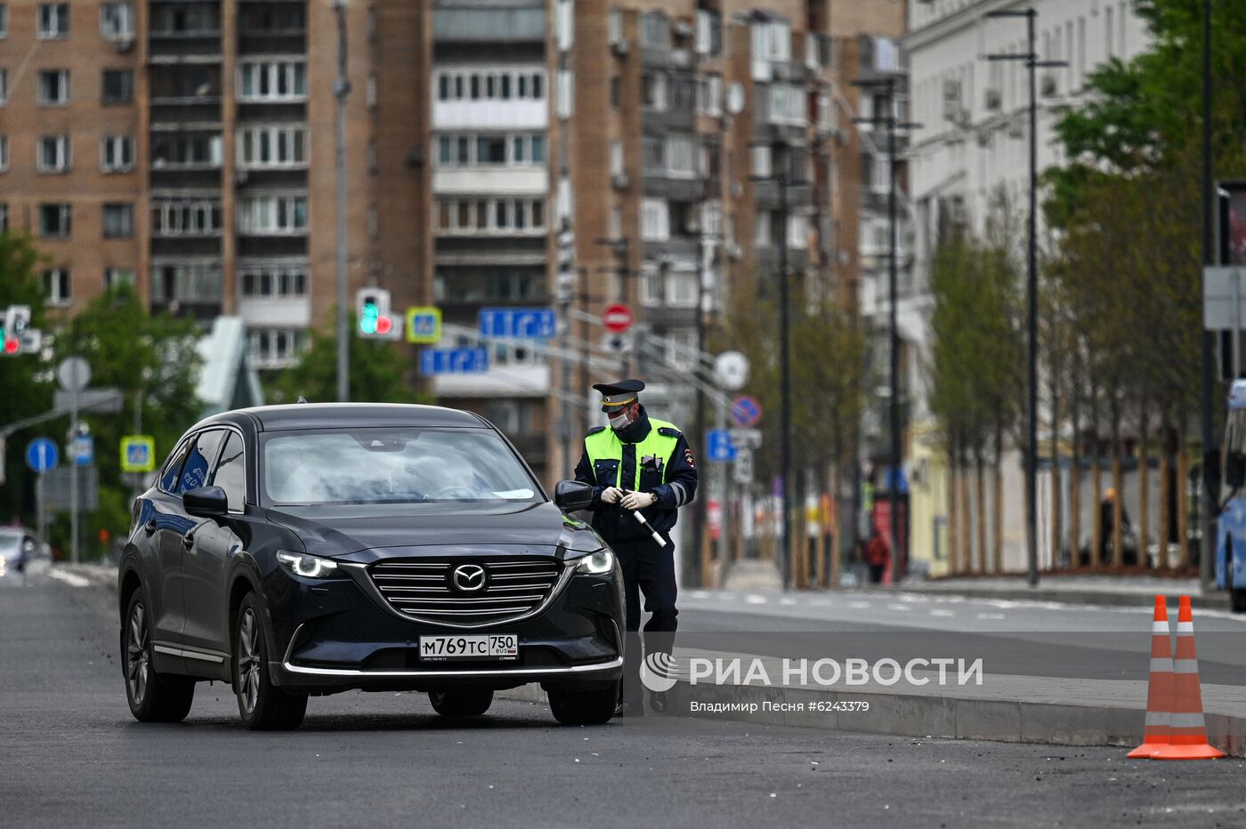 Москва во время режима самоизоляции жителей