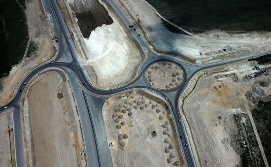 Строительство трассы "Таврида" в Крыму