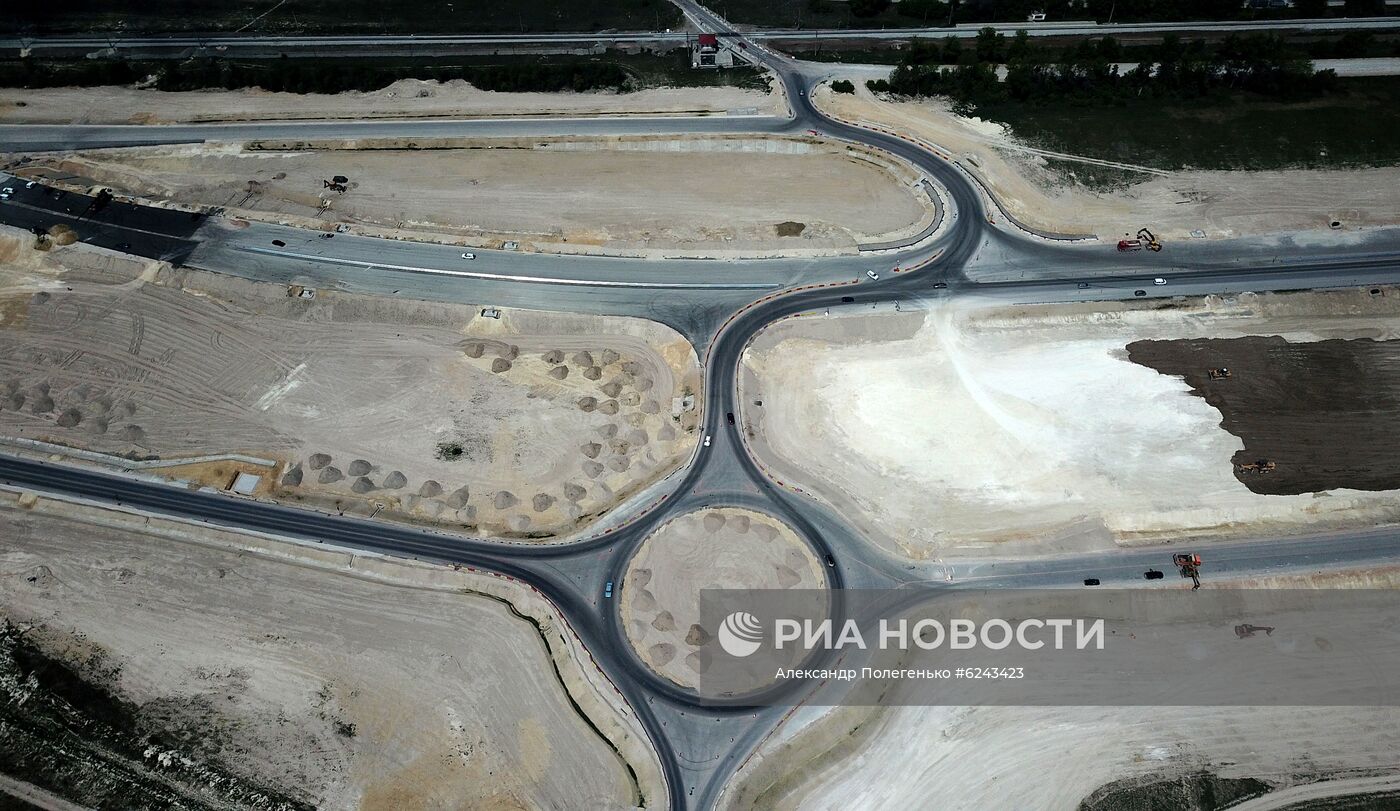 Строительство трассы "Таврида" в Крыму