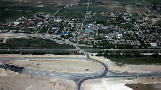 Строительство трассы "Таврида" в Крыму