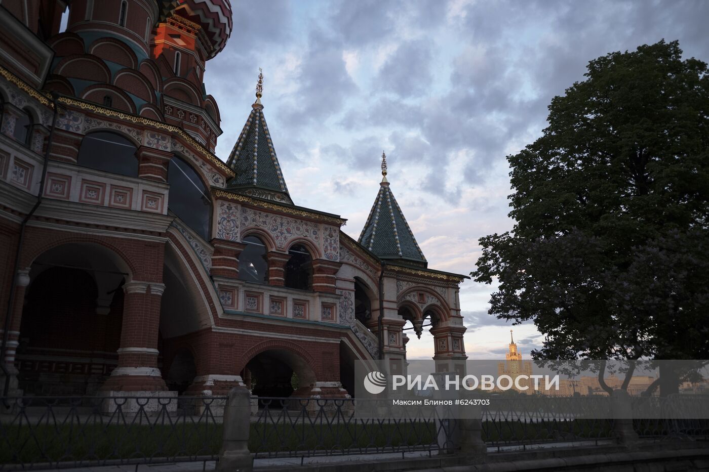 Москва во время режима самоизоляции жителей