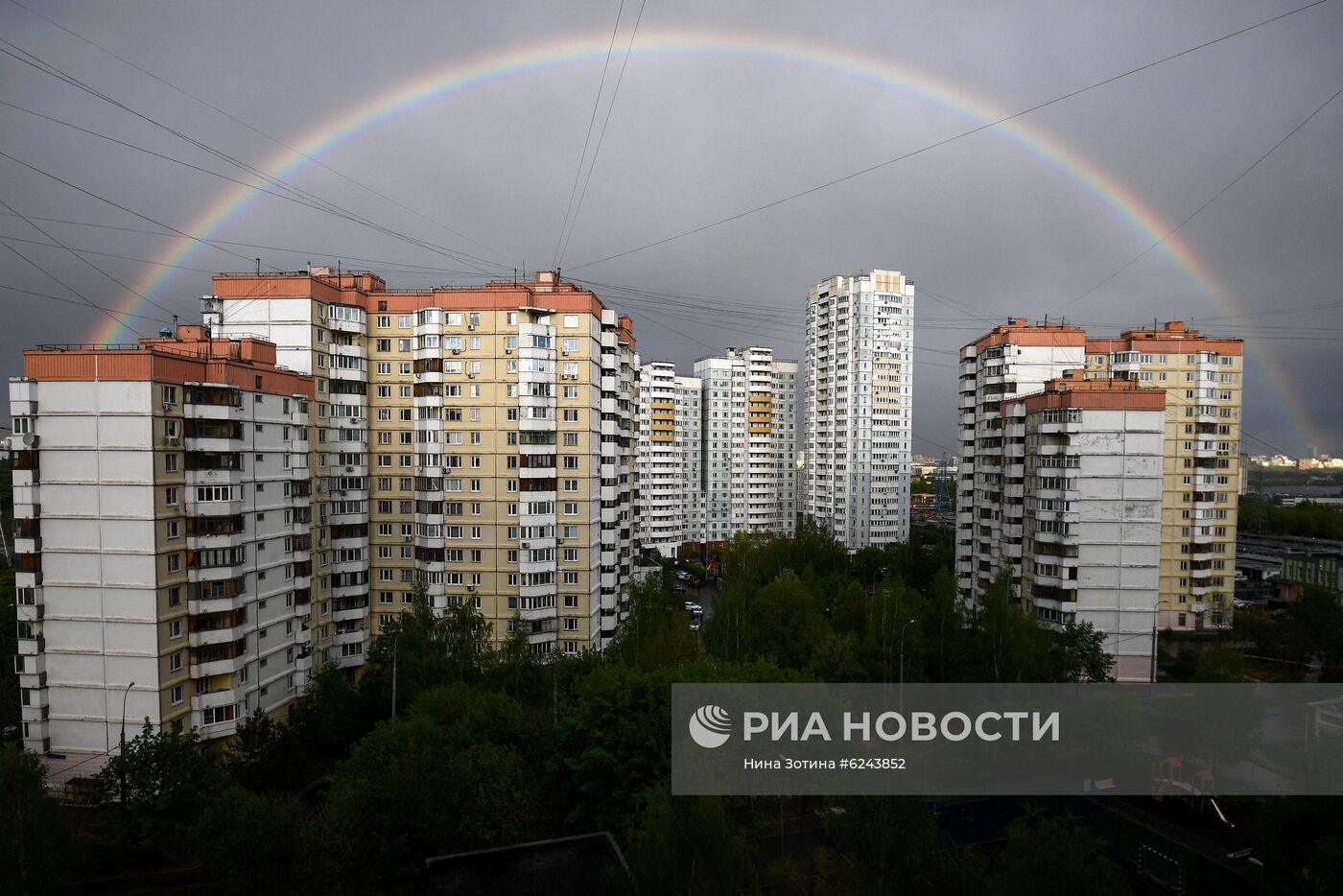 Москва во время режима самоизоляции жителей